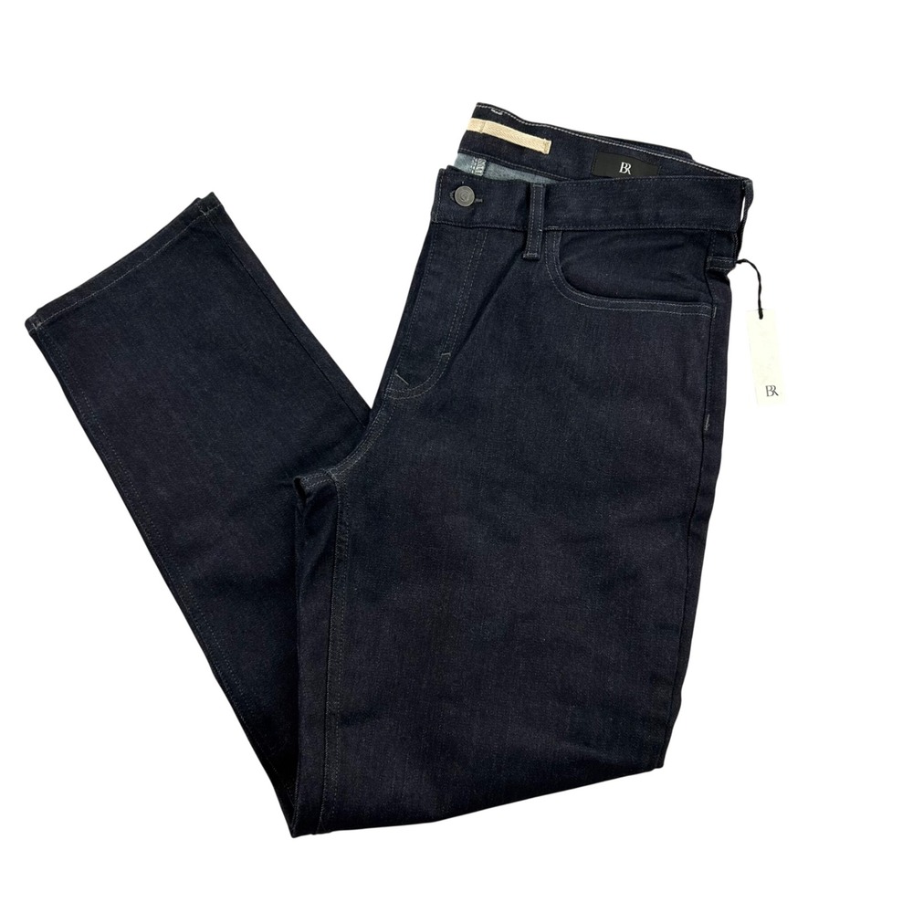 Banana Republic Slim Traveler Jeans Rinse Dark Wash 36x32 582202-00